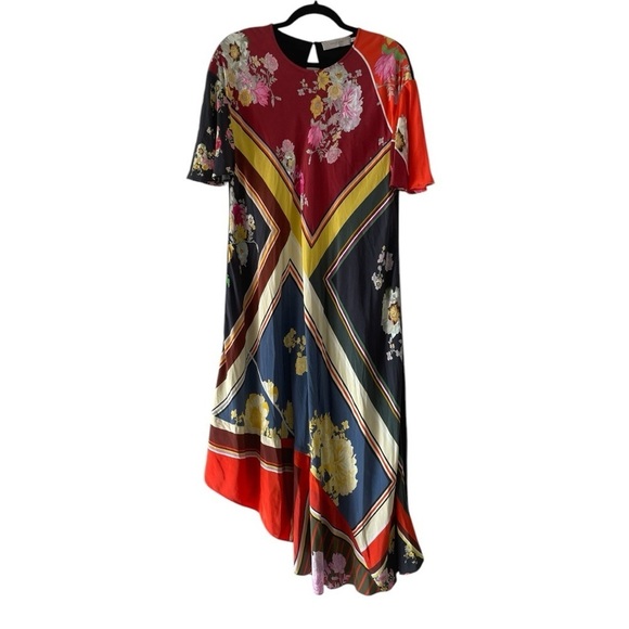 Preen Line Asymmetrical Midi Floral Dress Size XS - Picture 2 of 11